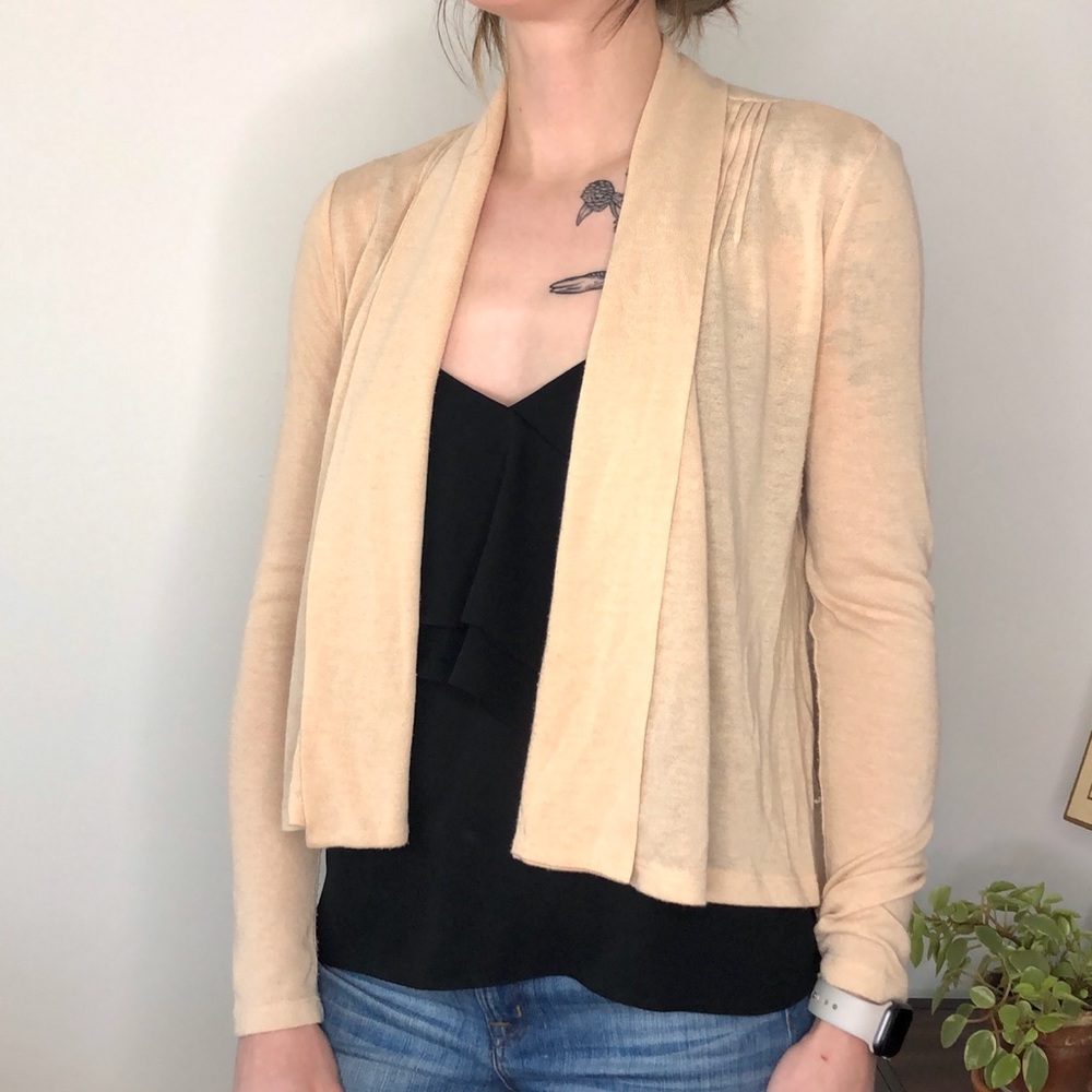 Forever 21 Dressy Collared Cardigan Sweater